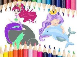 Ocean Palette: Fantasy Coloring