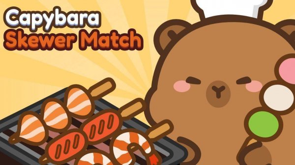 Capybara Skewer Match Puzzle