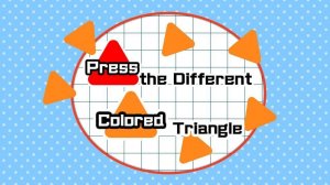 Press the Different Colored Triangle Puzzle Game Online - Puzzle Game