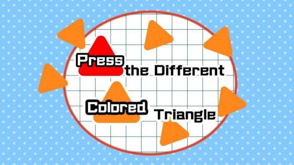 Triangle Color Hunt Puzzle