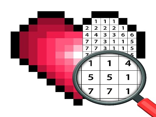 Pixel Art Number Coloring