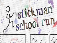 StickMan School Run-3 Online Arcade Game