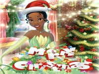 Tiana Princess Xmas DressUp Online Dress Up Game