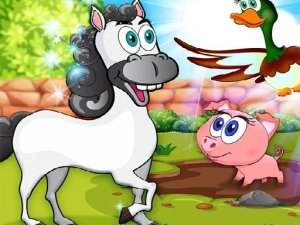 Learning Farm Animals Games For Kids Online - Animal Care Game