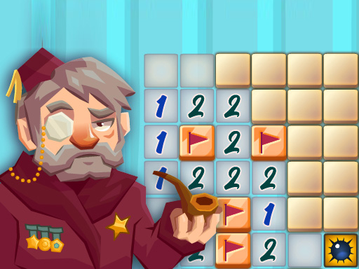Classic Minesweeper Logic Puzzle