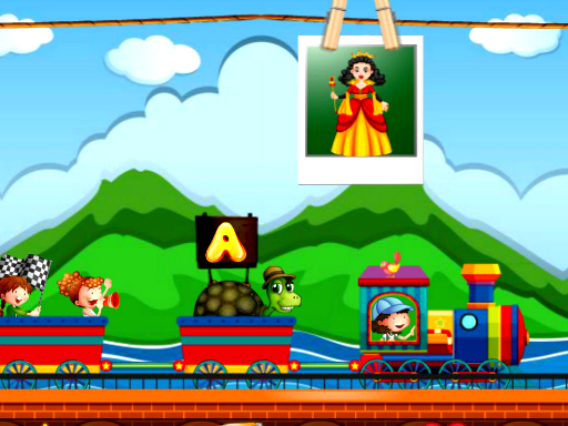 Alphabet Train Picture Match