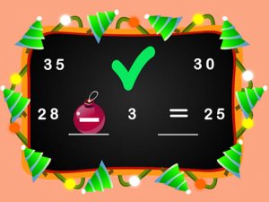 Xmas Math Online Game - Educational Puzzle Game