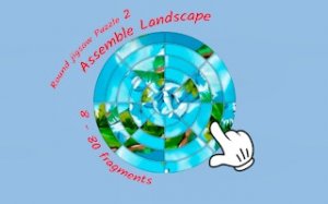 Round Landscape Puzzle Game