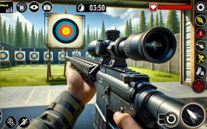 Target Firearm Shooting Adventure: Real Sniper 3D FPS Game