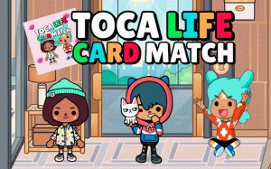 Toca Life Memory Card Match Game